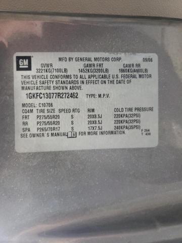Photo 10 from auction – 2007 GMC YUKON with VIN 1GKFC13077R272462