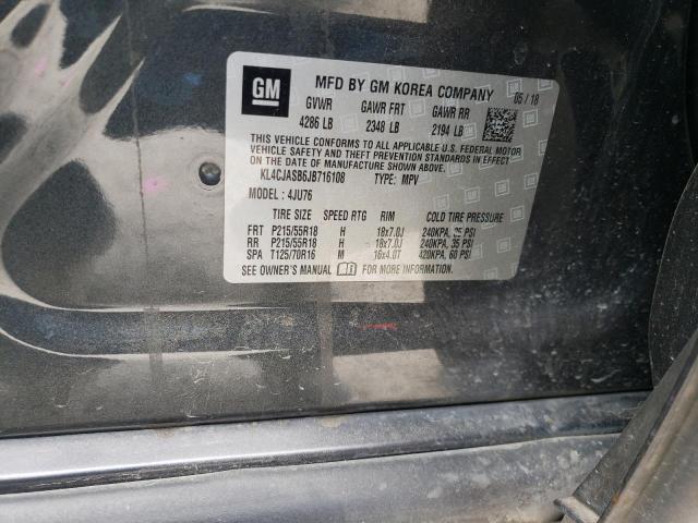 Photo 10 from auction – 2018 BUICK ENCORE PRE with VIN KL4CJASB6JB716108