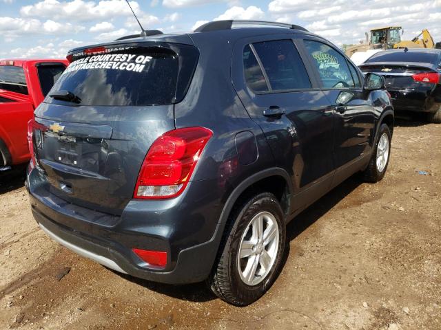 Photo 4 from auction – 2021 CHEVROLET TRAX 1LT with VIN KL7CJPSB0MB340693
