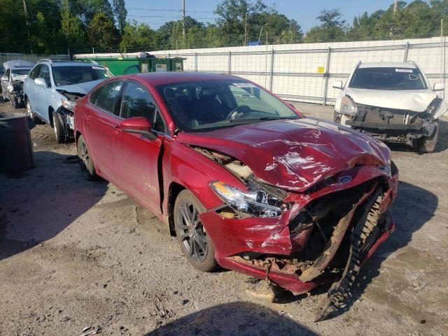 FORD FUSION SE 2018 with VIN 3FA6P0LU3JR183678 - Photo from auction