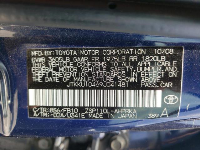 Photo 10 from auction – 2009 TOYOTA SCION with VIN JTKKU10469J041481