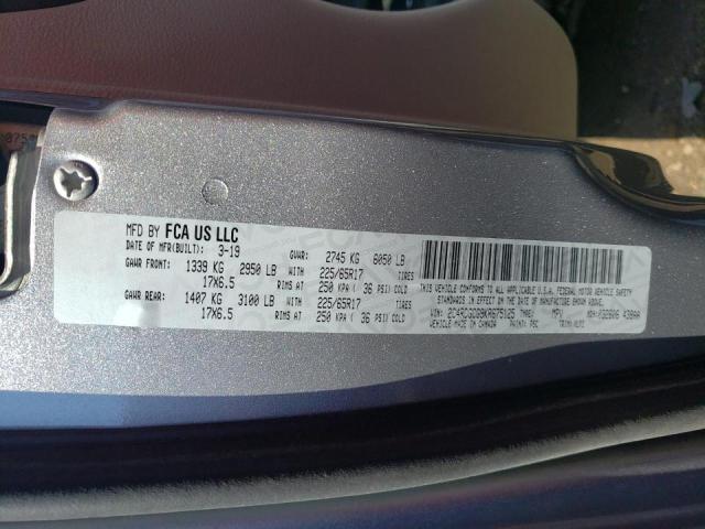 Photo 10 from auction – 2019 DODGE GRAND CARA with VIN 2C4RDGCG9KR675125