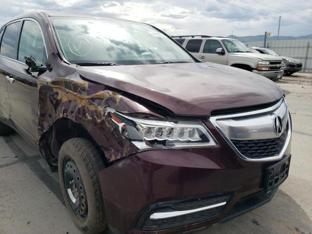 Photo 9 from auction – 2016 ACURA MDX TECHNO with VIN 5FRYD4H43GB018461