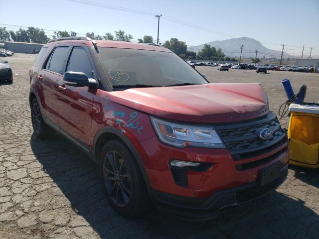 FORD EXPLORER X 2018 with VIN 1FM5K7D82JGB90123 - Photo from auction
