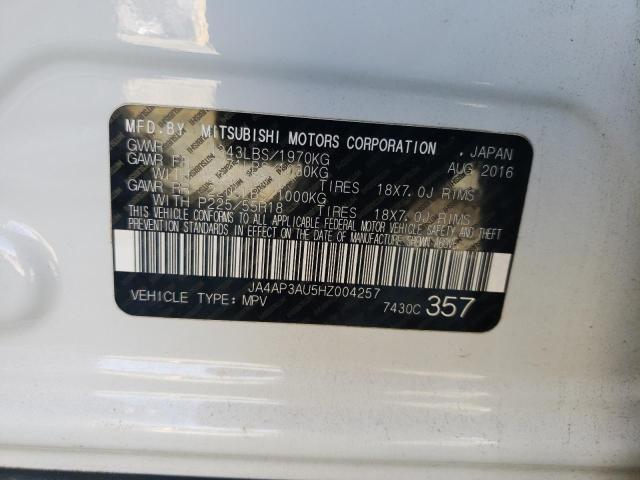 Photo 10 from auction – 2017 MITSUBISHI OUTLANDER with VIN JA4AP3AU5HZ004257