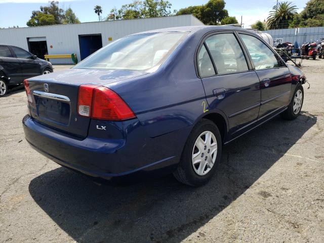 Photo 4 from auction – 2003 HONDA CIVIC LX with VIN 2HGES16573H593771