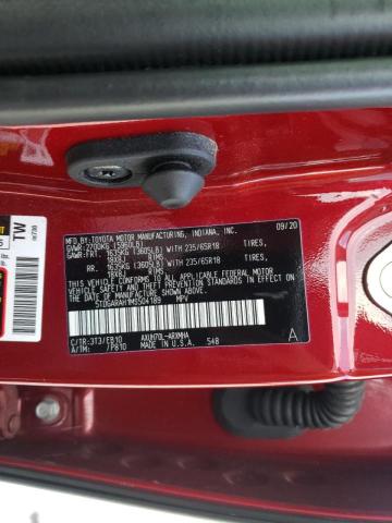 Photo 10 from auction – 2021 TOYOTA HIGHLANDER with VIN 5TDGARAH1MS504189