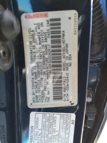 Photo 10 from auction – 2002 TOYOTA CAMRY LE with VIN JTDBE32K520042810