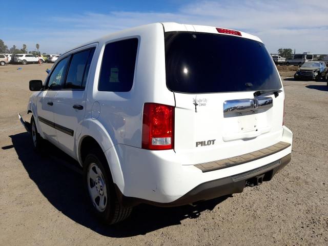 Photo 3 from auction – 2015 HONDA PILOT LX with VIN 5FNYF3H20FB023670
