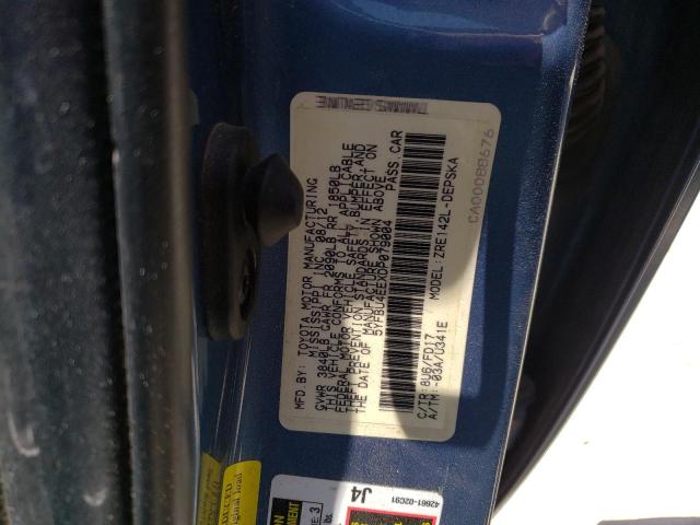 Photo 10 from auction – 2013 TOYOTA COROLLA BA with VIN 5YFBU4EEXDP079004