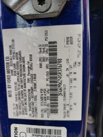 Photo 10 from auction – 2016 FORD FUSION S with VIN 3FA6P0G74GR376788