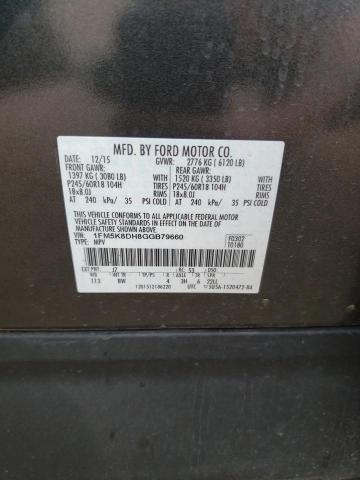 Photo 10 from auction – 2016 FORD EXPLORER X with VIN 1FM5K8DH8GGB79660