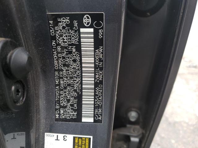 Photo 10 from auction – 2014 TOYOTA PRIUS V with VIN JTDZN3EU2E3349897