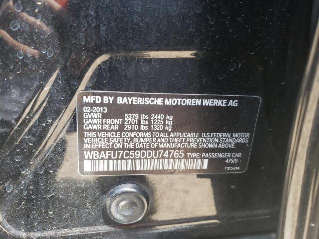 Photo 10 from auction – 2013 BMW 535 XI with VIN WBAFU7C59DDU74765