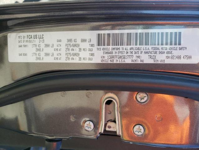 Photo 10 from auction – 2019 RAM 1500 CLASS with VIN 1C6RR7FG0KS617777