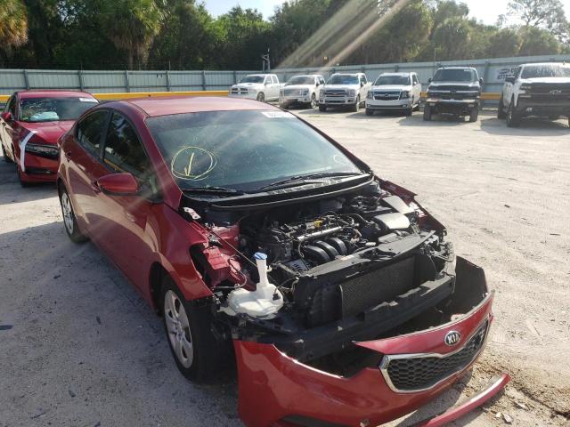 KIA FORTE LX 2016 with VIN KNAFK4A64G5552660 - Photo from auction