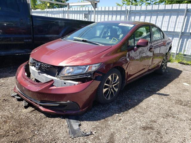 Photo 2 from auction – 2013 HONDA CIVIC LX with VIN 2HGFB2F56DH008951