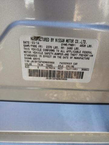 Photo 10 from auction – 2014 INFINITI Q50 BASE with VIN JN1BV7APXEM689899