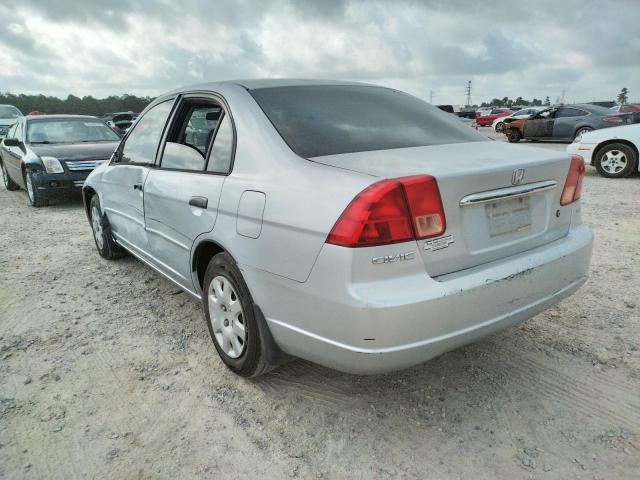Photo 3 from auction – 2001 HONDA CIVIC LX with VIN 2HGES16571H501619