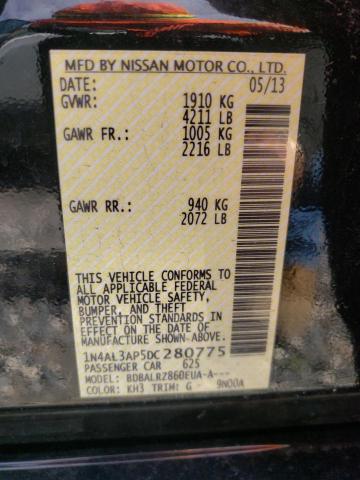 Photo 10 from auction – 2013 NISSAN ALTIMA 2.5 with VIN 1N4AL3AP5DC280775