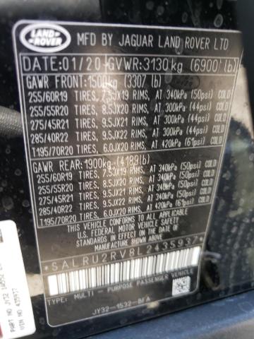 Photo 10 from auction – 2020 LAND ROVER DISCOVERY with VIN SALRU2RV8L2435937