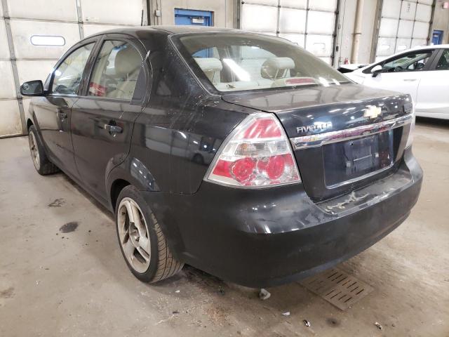 Photo 3 from auction – 2009 CHEVROLET AVEO LS with VIN KL1TD56E89B395278