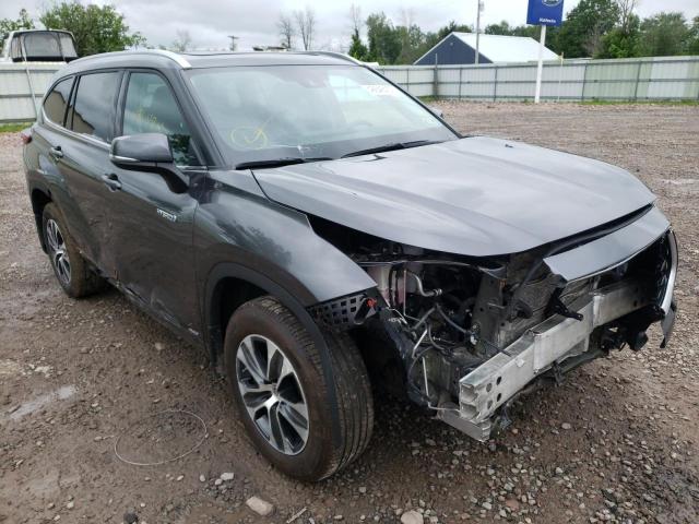 TOYOTA HIGHLANDER 2021 with VIN 5TDGBRCH6MS067624 - Photo from auction
