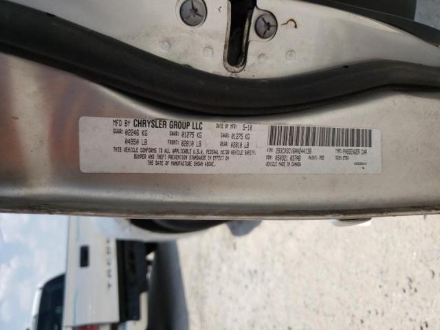 Photo 10 from auction – 2010 DODGE CHARGER with VIN 2B3CA3CV6AH244138
