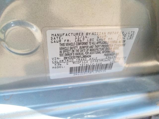 Photo 10 from auction – 2015 NISSAN VERSA NOTE with VIN 3N1CE2CP8FL395434