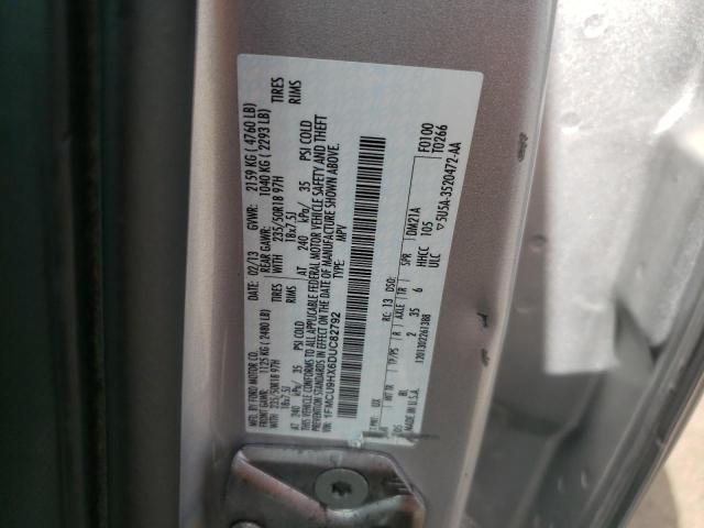Photo 10 from auction – 2013 FORD ESCAPE SEL with VIN 1FMCU9HX6DUC82792