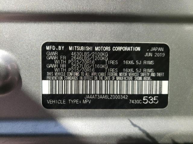 Photo 10 from auction – 2020 MITSUBISHI ECLIPSE CR with VIN JA4AT3AA6LZ000342