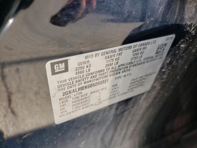 Photo 10 from auction – 2014 GMC TERRAIN SL with VIN 2GKALMEK6E6269331