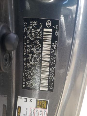 Photo 10 from auction – 2012 TOYOTA SCION TC with VIN JTKJF5C73C3040724