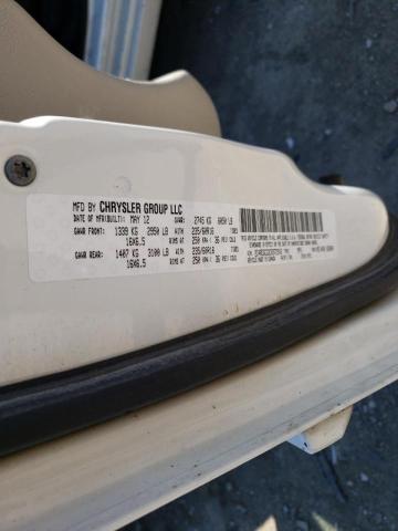 Photo 10 from auction – 2012 DODGE GRAND CARA with VIN 2C4RDGCG3CR372343