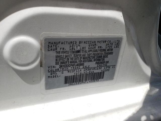 Photo 10 from auction – 2015 NISSAN VERSA NOTE with VIN 3N1CE2CP4FL403593