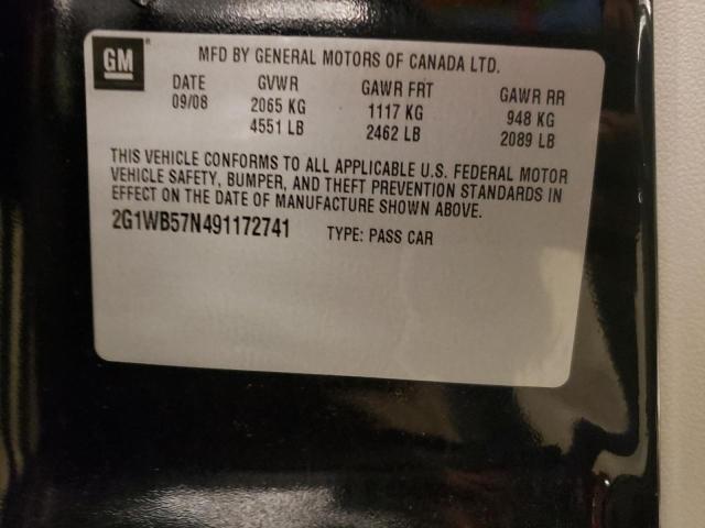 Photo 10 from auction – 2009 CHEVROLET IMPALA LS with VIN 2G1WB57N491172741