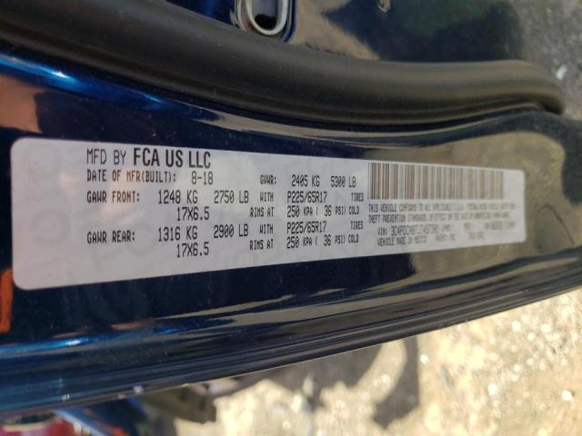Photo 10 from auction – 2018 DODGE JOURNEY with VIN 3C4PDCAB7JT497301
