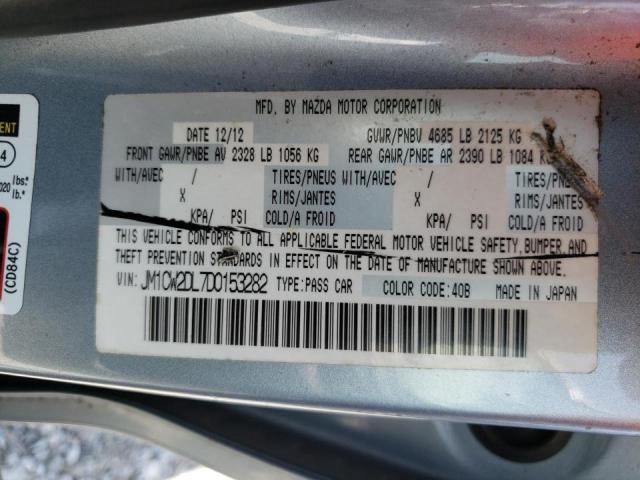 Photo 10 from auction – 2013 MAZDA 5 with VIN JM1CW2DL7D0153282