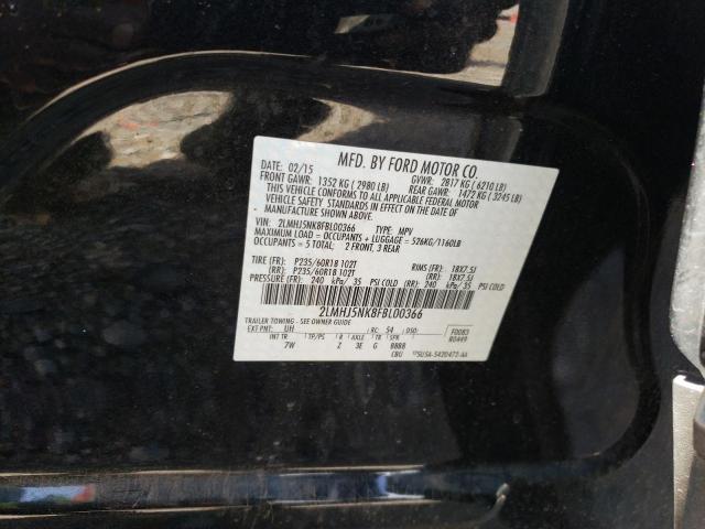 Photo 10 from auction – 2015 LINCOLN MKT with VIN 2LMHJ5NK8FBL00366