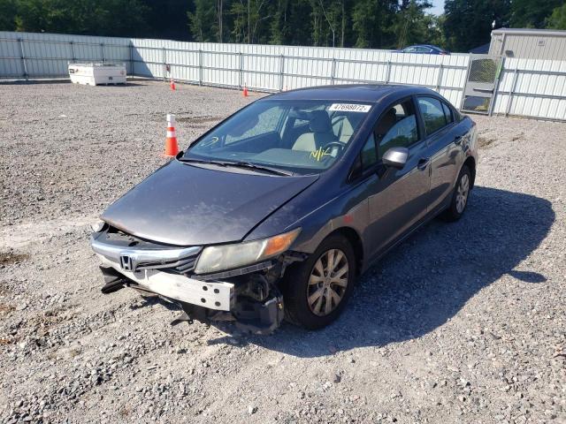 Photo 2 from auction – 2012 HONDA CIVIC LX with VIN 2HGFB2F55CH314571
