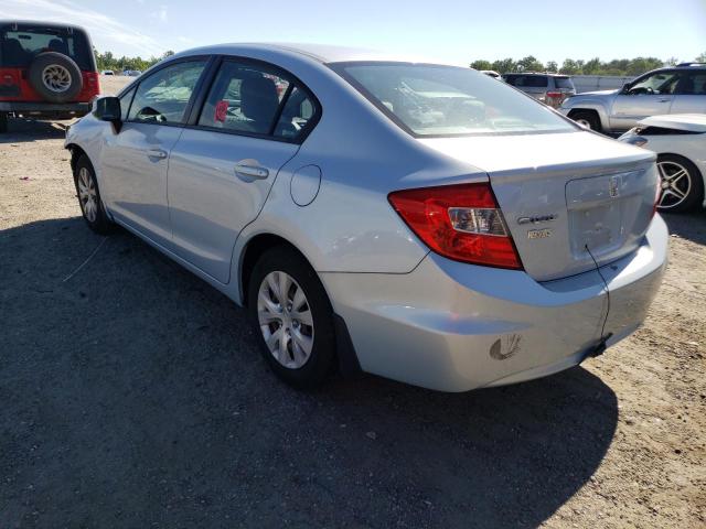 Photo 3 from auction – 2012 HONDA CIVIC LX with VIN 19XFB2F54CE331498