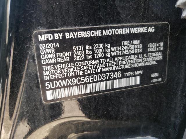 Photo 10 from auction – 2014 BMW X3 XDRIVE with VIN 5UXWX9C56E0D37346