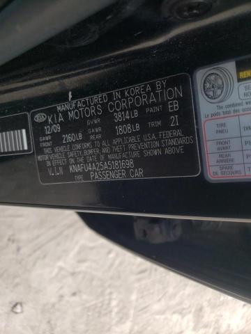 Photo 10 from auction – 2010 KIA FORTE EX with VIN KNAFU4A25A5181698