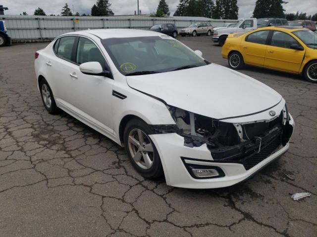 KIA OPTIMA LX 2015 with VIN KNAGM4A74F5620199 - Photo from auction