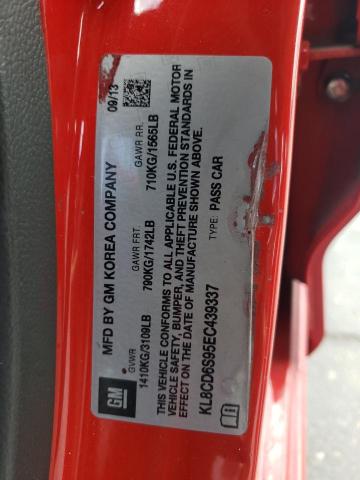 Photo 10 from auction – 2014 CHEVROLET SPARK 1LT with VIN KL8CD6S95EC439337