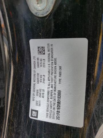 Photo 10 from auction – 2011 CHEVROLET CAMARO LT with VIN 2G1FB1ED5B9183869