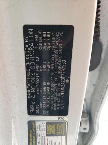 Photo 10 from auction – 2015 KIA SOUL with VIN KNDJN2A20F7797559