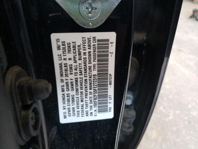 Photo 10 from auction – 2015 HONDA CIVIC LX with VIN 19XFB2F55FE272319