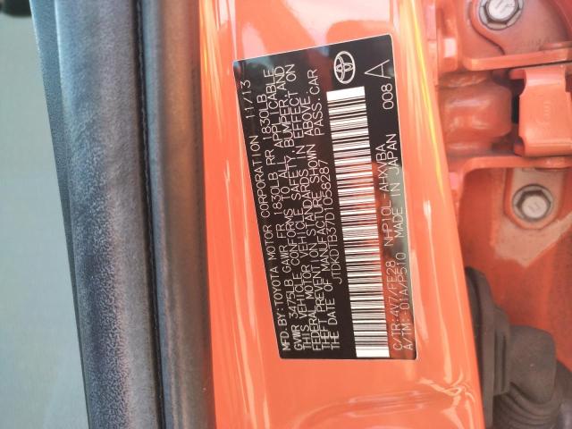 Photo 10 from auction – 2013 TOYOTA PRIUS C with VIN JTDKDTB37D1058287