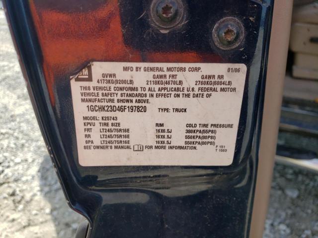 Photo 10 from auction – 2006 CHEVROLET SILVERADO with VIN 1GCHK23D46F197820